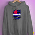 Leather Pride Flag Ripped Reveal Hoodie